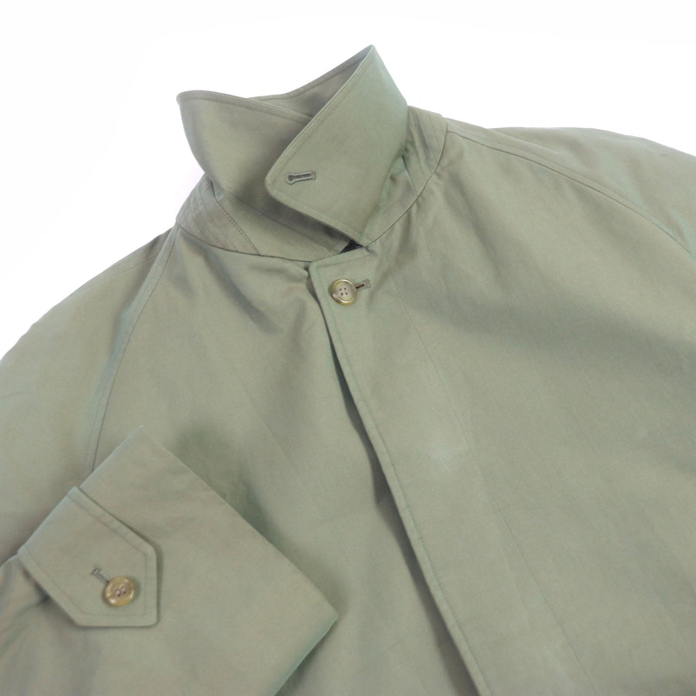 BURBERRY Stainless collar coat Main: 100% cotton iridescent mens M (79A) Used Authentic