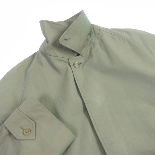 BURBERRY Stainless collar coat Main: 100% cotton iridescent mens M (79A) Used Authentic
