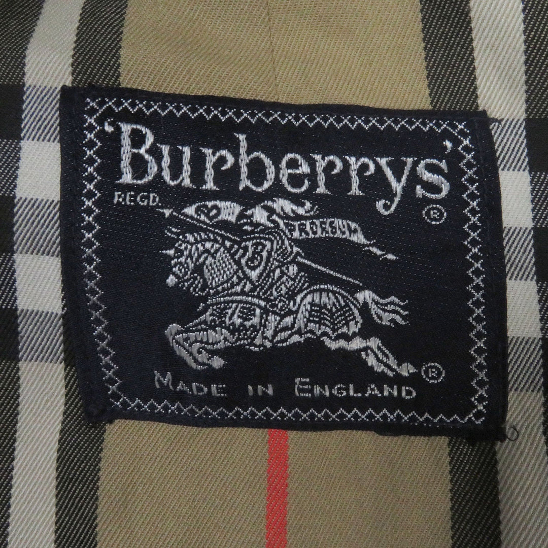 BURBERRY Stainless collar coat Main: 100% cotton iridescent mens M (79A) Used Authentic