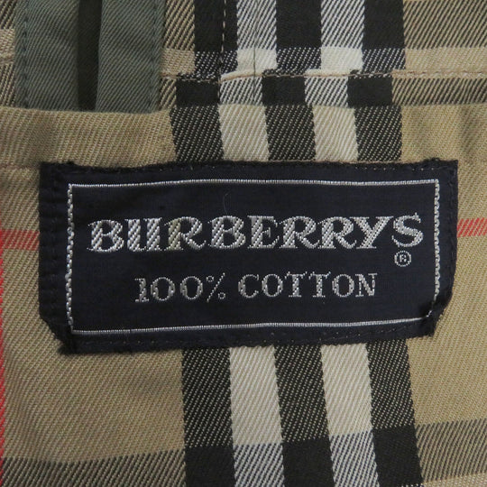 BURBERRY Stainless collar coat Main: 100% cotton iridescent mens M (79A) Used Authentic