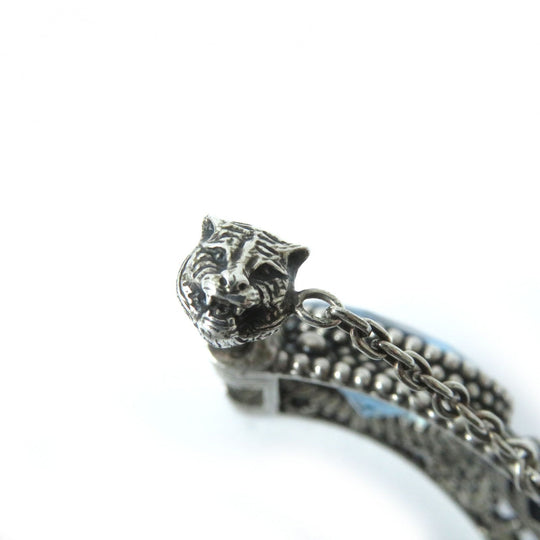 GUCCI bracelet Main�FAG925 Silver light blue Women 17 Used Authentic
