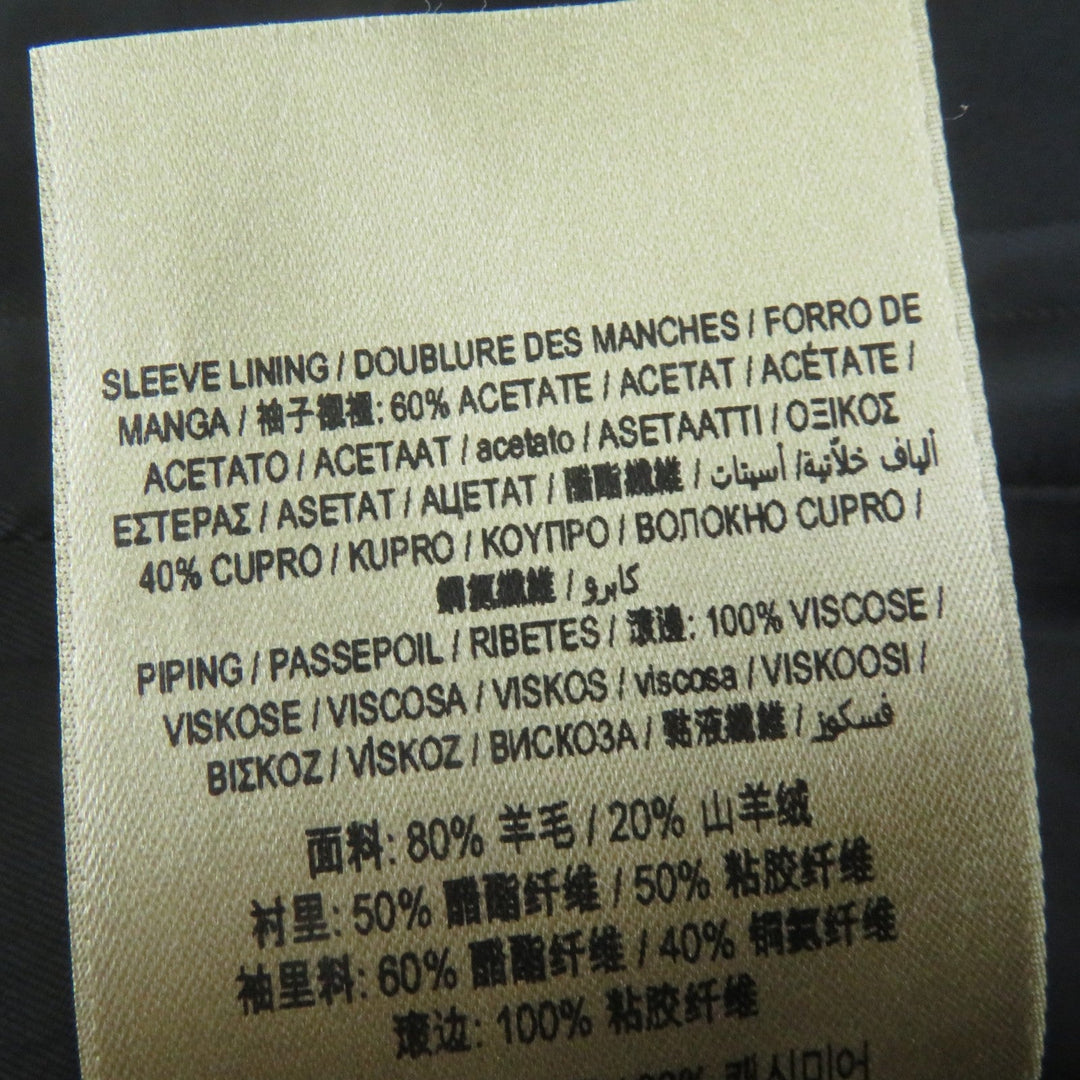 BURBERRY trench coat Main: 80% wool, Main: 20% cashmere, Lining: 50% acetate, Lining: 50% viscose (rayon), Sleeve lining: 60% acetate, : 40% cupra black Women 34 Used Authentic