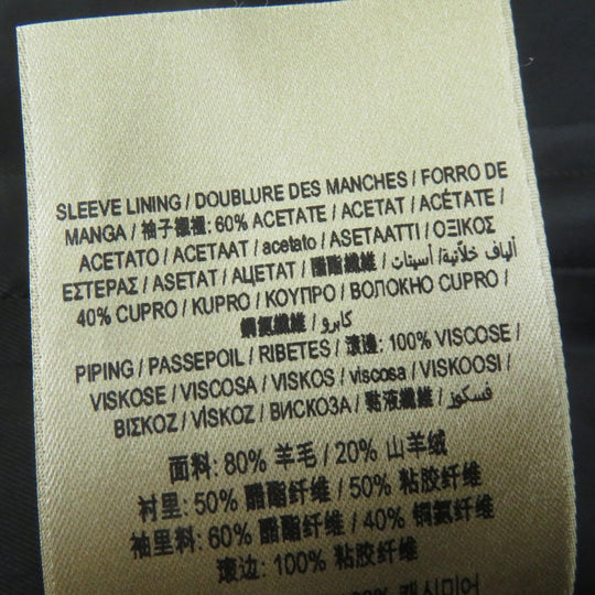 BURBERRY trench coat Main: 80% wool, Main: 20% cashmere, Lining: 50% acetate, Lining: 50% viscose (rayon), Sleeve lining: 60% acetate, : 40% cupra black Women 34 Used Authentic