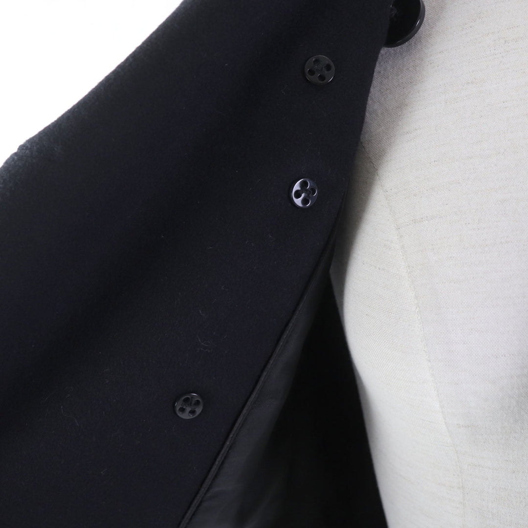 BURBERRY trench coat Main: 80% wool, Main: 20% cashmere, Lining: 50% acetate, Lining: 50% viscose (rayon), Sleeve lining: 60% acetate, : 40% cupra black Women 34 Used Authentic