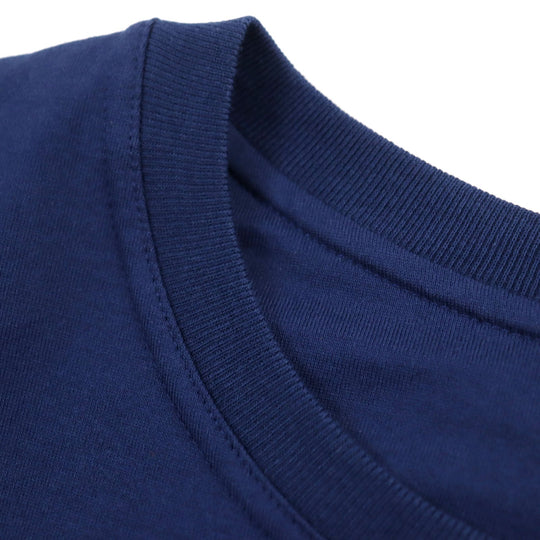HERMES Short sleeve T-shirt Main: 100% cotton blue Women 36 Used Authentic