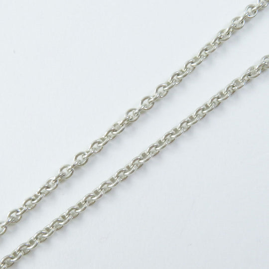 HERMES Necklace Main�FAG925 Silver Women Used Authentic