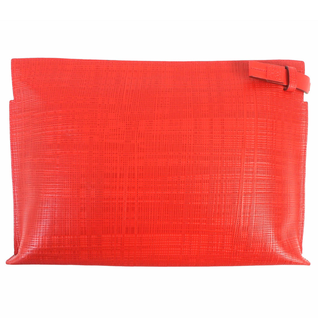 LOEWE Clutch bag Main: Leather Red mens Used Authentic