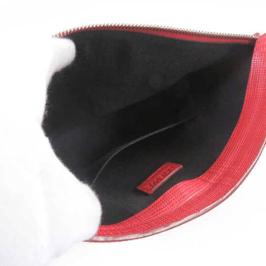LOEWE Clutch bag Main: Leather Red mens Used Authentic