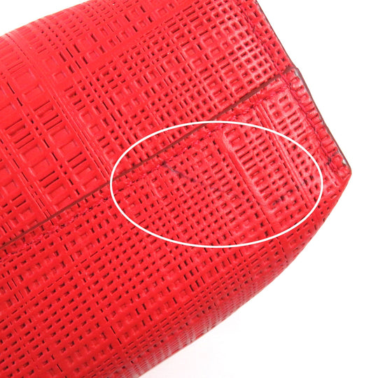 LOEWE Clutch bag Main: Leather Red mens Used Authentic