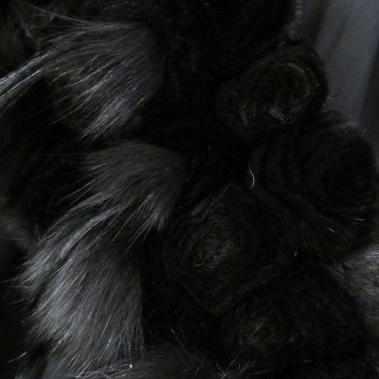 FENDI coat FF5183 Outer: 85% wool, Outer: 15% cashmere, Lining: 100% polyester black Women 42 Used Authentic