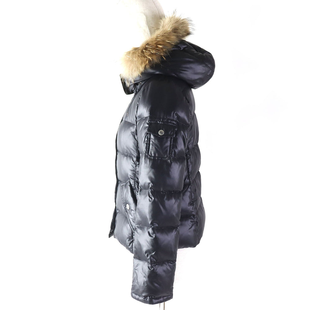 BURBERRY BLUE LABEL Down jacket Nylon Black Women 38 Used Authentic