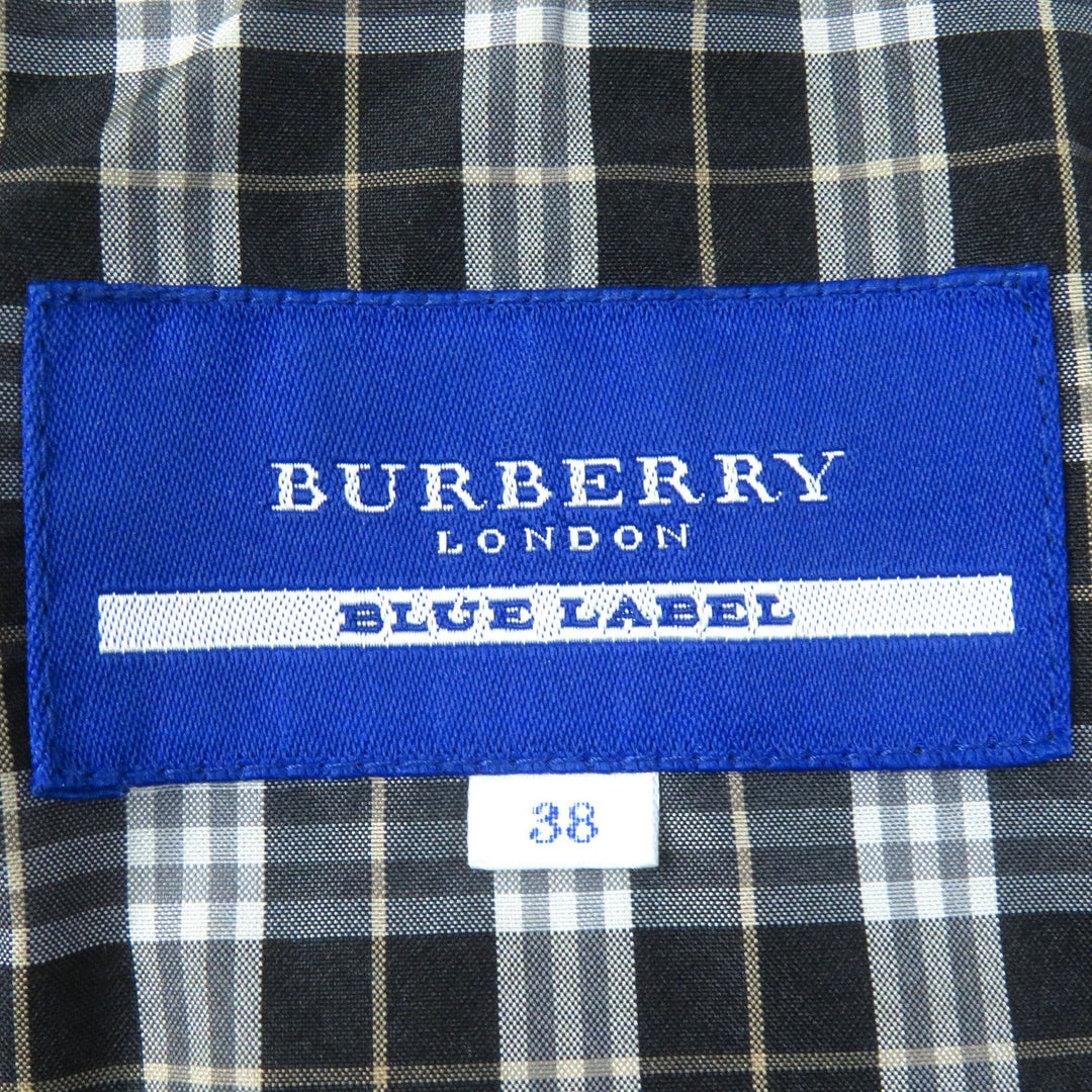 BURBERRY BLUE LABEL Down jacket Nylon Black Women 38 Used Authentic