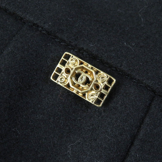 CHANEL skirt P41438 Outer: 75% wool, Outer: 25% cashmere, Lining: 100% silk black Women 38 Used Authentic