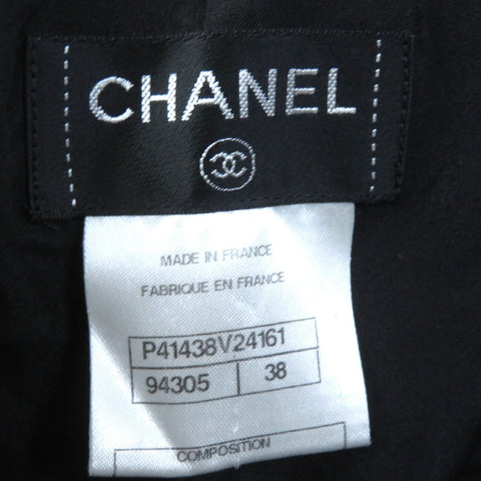CHANEL skirt P41438 Outer: 75% wool, Outer: 25% cashmere, Lining: 100% silk black Women 38 Used Authentic