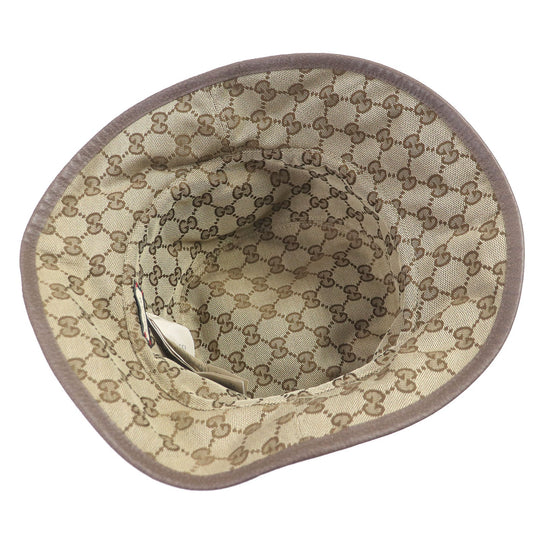 GUCCI Other hats 700851 Outer: 54% wool, Outer: 46% linen, Lining: 68% polyester, Lining: 16% cotton, Lining: 16% nylon beige mens Used Authentic