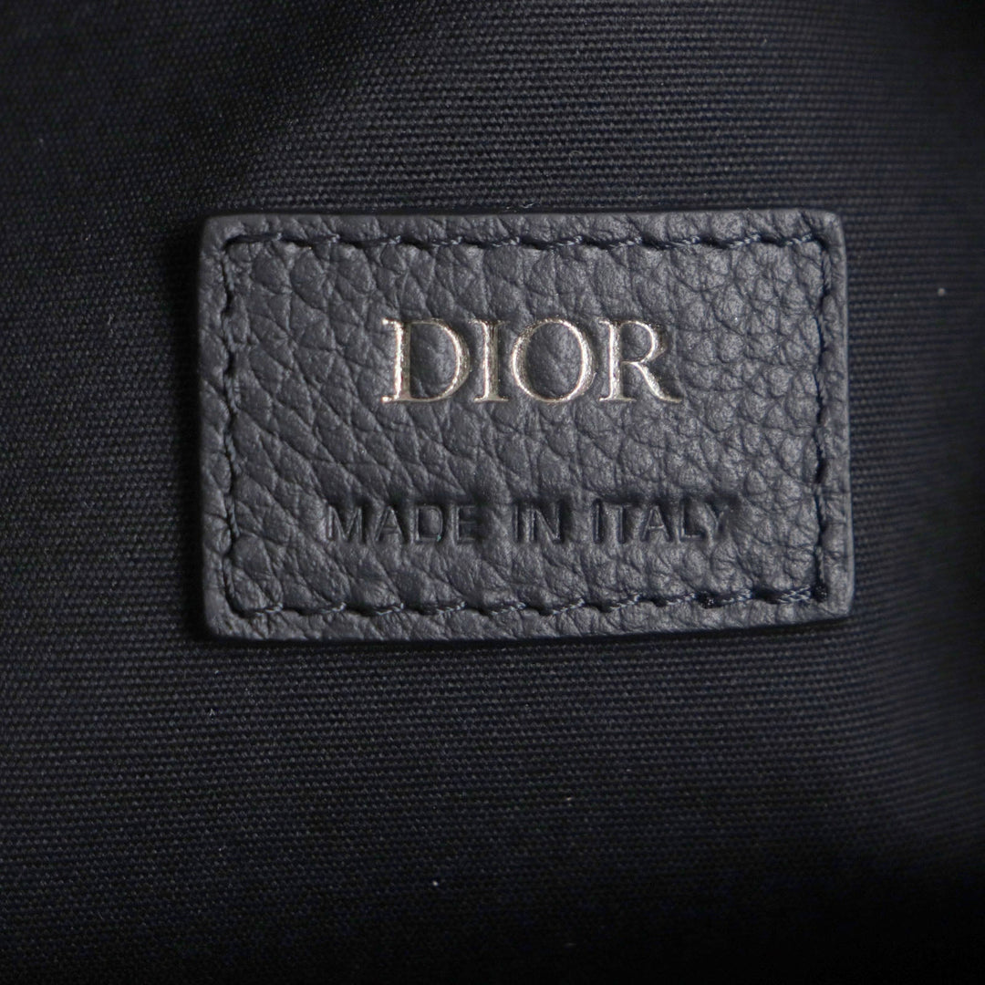 Dior HOMME Clutch bag 2ESCA495YXL_H03E Main: Canvas, Main: Leather black Maxi Dior Oblique Jacquard Pouch mens Used Authentic