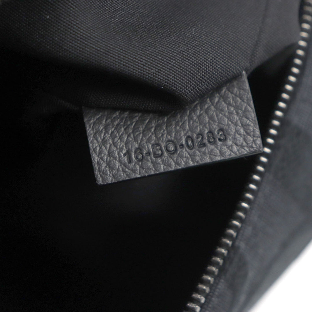Dior HOMME Clutch bag 2ESCA495YXL_H03E Main: Canvas, Main: Leather black Maxi Dior Oblique Jacquard Pouch mens Used Authentic