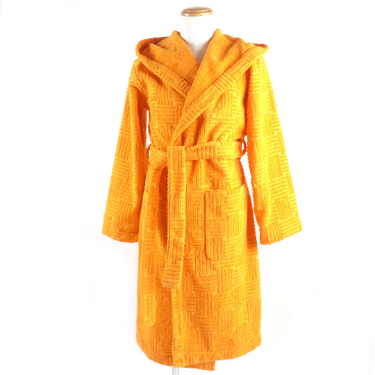 BOTTEGAVENETA Bathrobe 706012 Main: 100% cotton Orange mens M Used Authentic