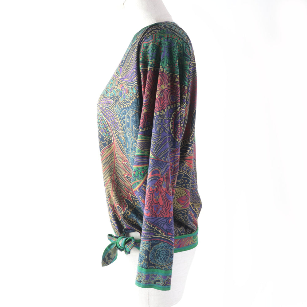 LEONARD Cut Main: 60% wool, Main: 40% silk multicolor Women L Used Authentic