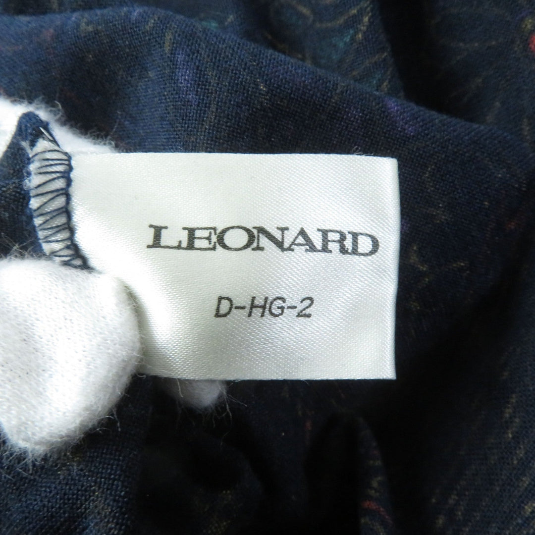 LEONARD Cut Main: 60% wool, Main: 40% silk multicolor Women L Used Authentic