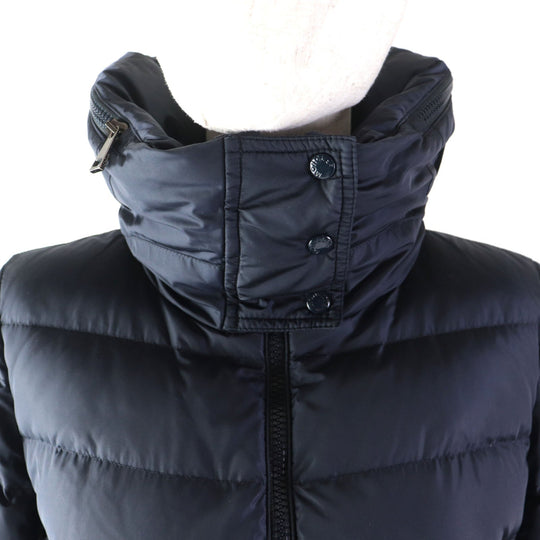 MONCLER down coat Outer: 100% nylon, Lining: 100% nylon, Filling: 90% down, Filling: 10% feather Navy FLAMMETTE Women 00 Used Authentic