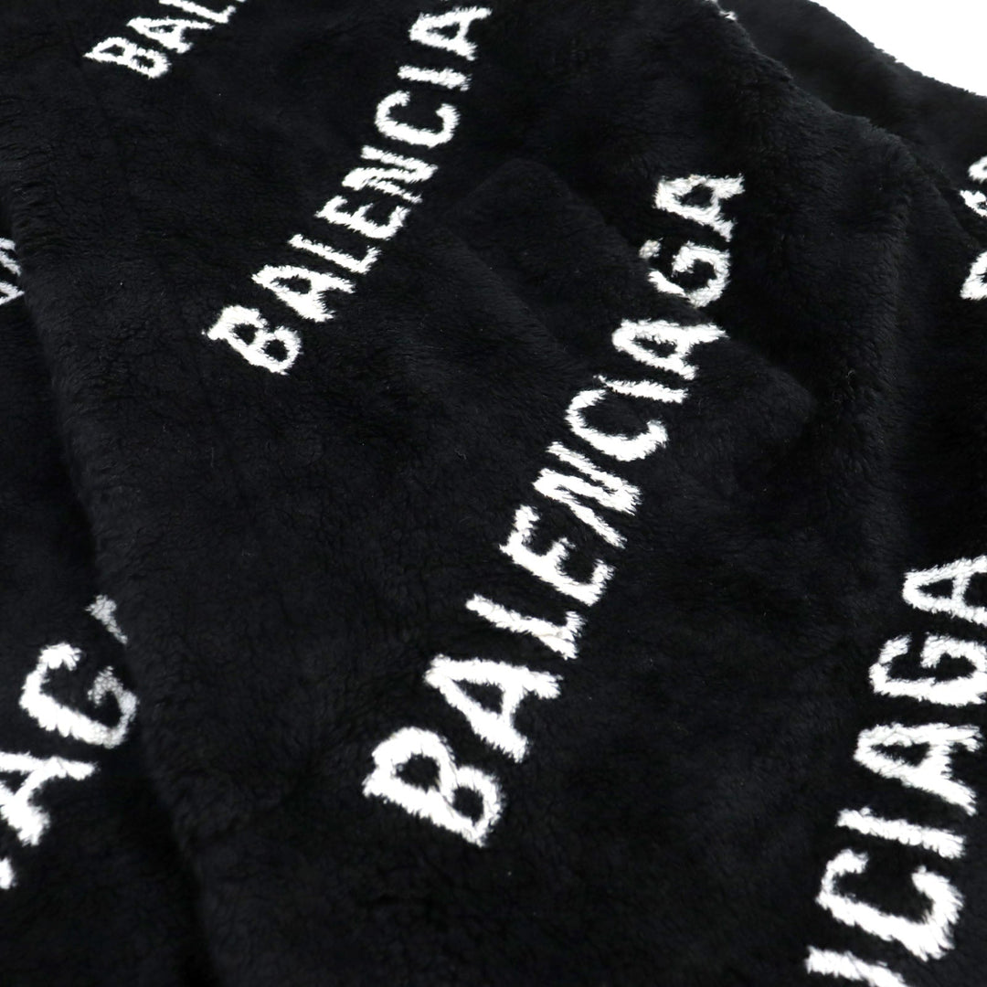 BALENCIAGA coat 595827 TGQ02 Outer material: 69% acrylic, Outer material: 31% polyester, Filling: 100% polyester, Lining: 100% cupra Black White mens 46 Used Authentic