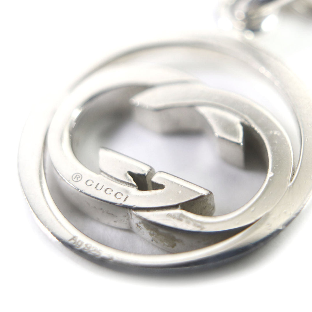 GUCCI Necklace Main�FAG925 Silver Women Used Authentic