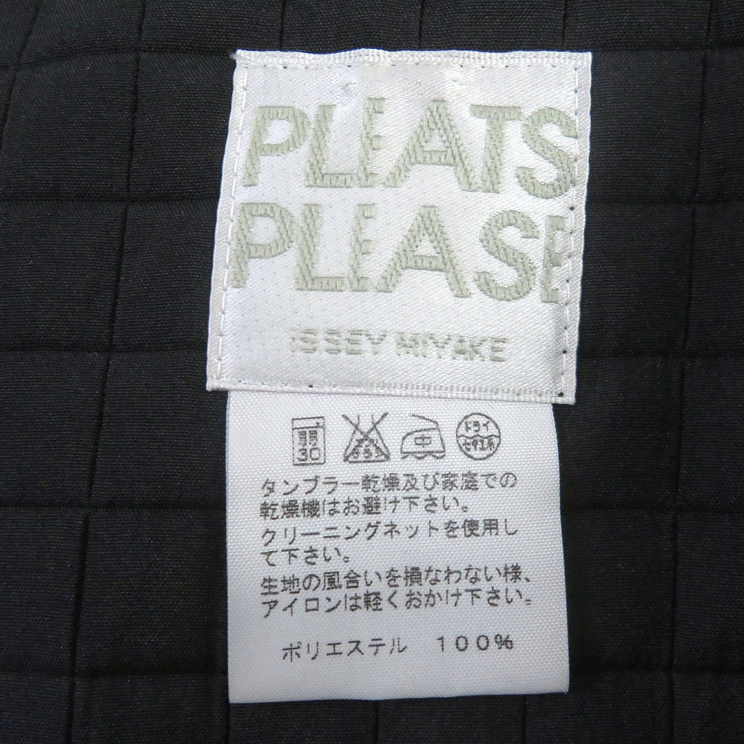 PLEATS PLEASE Jacket PP72-ZA852 Main: 100% polyester black Women 5 Used Authentic