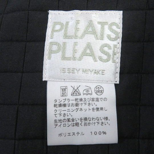 PLEATS PLEASE Jacket PP72-ZA852 Main: 100% polyester black Women 5 Used Authentic