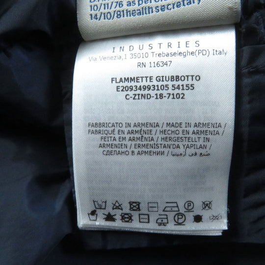 MONCLER down coat Outer: 100% nylon, Lining: 100% nylon, Filling: 90% down, Filling: 10% feather, Part: 100% nylon, Hood lining: 100% nylon Navy FLAMMETTE Women 1 Used Authentic