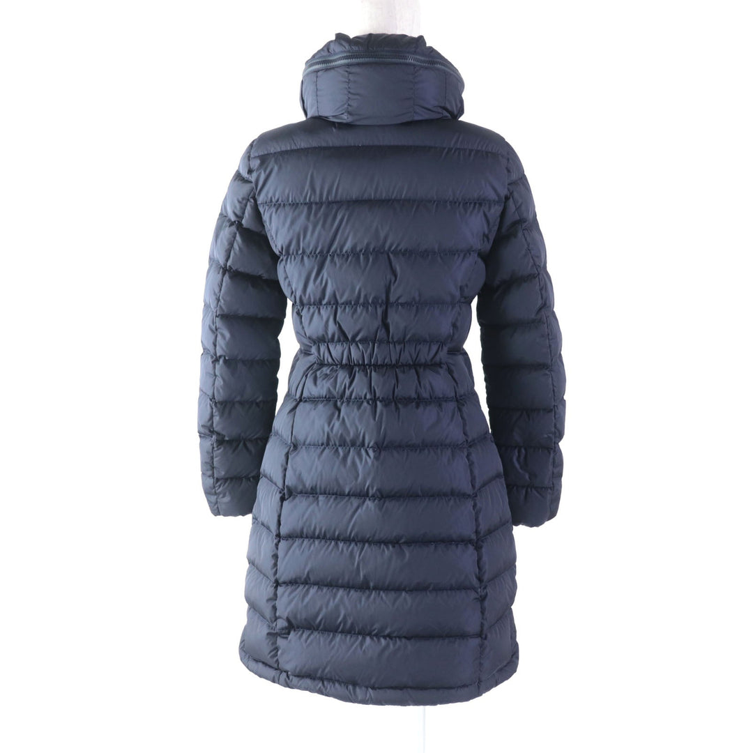 MONCLER down coat Outer: 100% nylon, Lining: 100% nylon, Filling: 90% down, Filling: 10% feather, Part: 100% nylon, Hood lining: 100% nylon Navy FLAMMETTE Women 1 Used Authentic