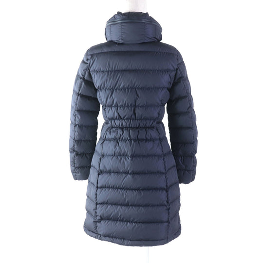 MONCLER down coat Outer: 100% nylon, Lining: 100% nylon, Filling: 90% down, Filling: 10% feather, Part: 100% nylon, Hood lining: 100% nylon Navy FLAMMETTE Women 1 Used Authentic