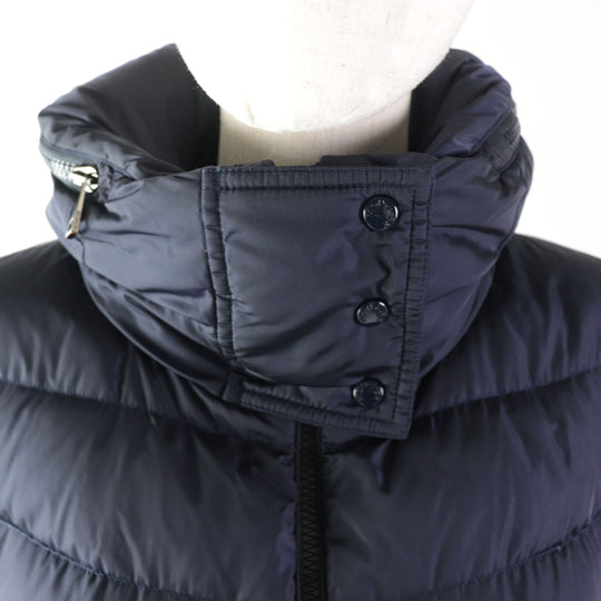 MONCLER down coat Outer: 100% nylon, Lining: 100% nylon, Filling: 90% down, Filling: 10% feather, Part: 100% nylon, Hood lining: 100% nylon Navy FLAMMETTE Women 1 Used Authentic
