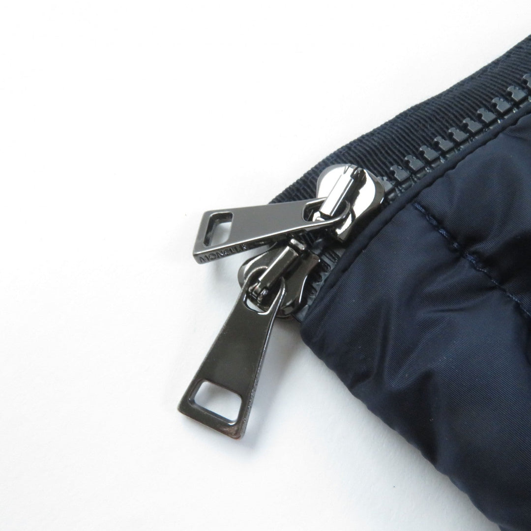 MONCLER down coat Outer: 100% nylon, Lining: 100% nylon, Filling: 90% down, Filling: 10% feather, Part: 100% nylon, Hood lining: 100% nylon Navy FLAMMETTE Women 1 Used Authentic