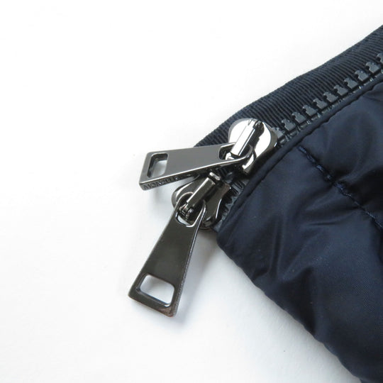 MONCLER down coat Outer: 100% nylon, Lining: 100% nylon, Filling: 90% down, Filling: 10% feather, Part: 100% nylon, Hood lining: 100% nylon Navy FLAMMETTE Women 1 Used Authentic