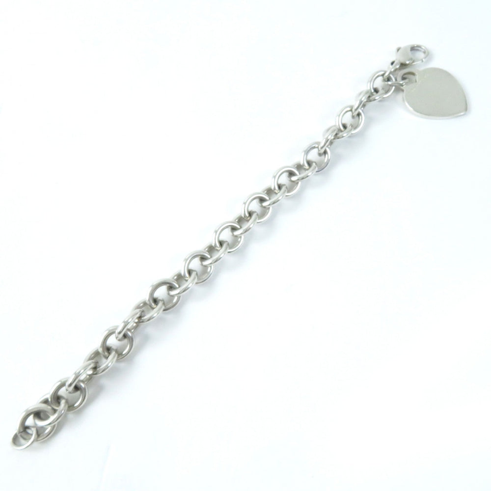 TIFFANY&Co. bracelet AG925 Silver Heart tag Return to TIFFANY & Co.
