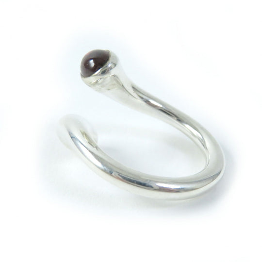 Georg Jensen Ring 263 Main: SV925, Part: Garnet, Part: Rose Quartz Silver Carnival Ring Women(Unisex) Used Authentic