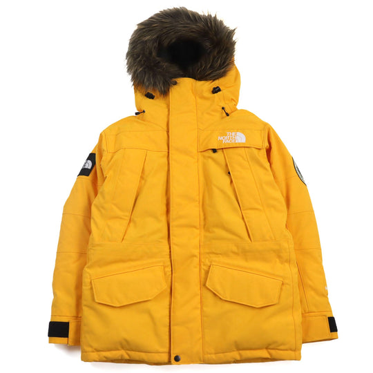 THE NORTH FACE Down jacket ND92032 Outer: 100% nylon, Lining: 100% polyester, Filling: 72% down, Filling: 20% rayon, Filling: 8% feather, Hood fur part/pile: 80% acrylic, 20% acrylic Orange Antarctica Parka mens S Used Authentic