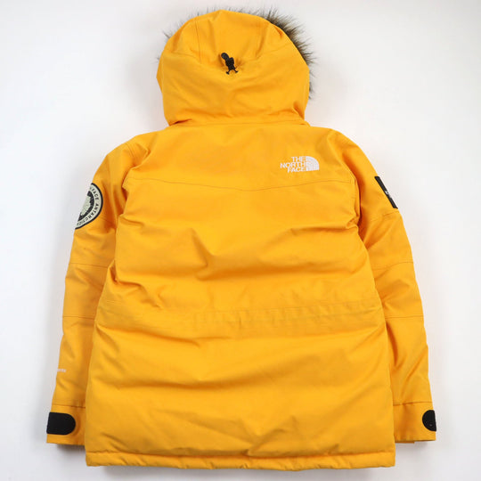 THE NORTH FACE Down jacket ND92032 Outer: 100% nylon, Lining: 100% polyester, Filling: 72% down, Filling: 20% rayon, Filling: 8% feather, Hood fur part/pile: 80% acrylic, 20% acrylic Orange Antarctica Parka mens S Used Authentic