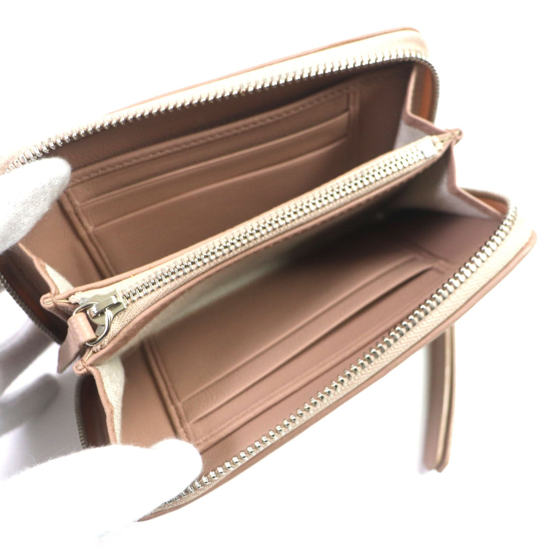 JIMMY CHOO Long Wallet Purse Main: Leather pink LEA Star Quilted Zip Around Women Used Authentic