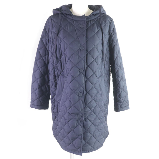 WEEKEND MaxMara Blouson Main: 100% polyester Navy Women 38 Used Authentic