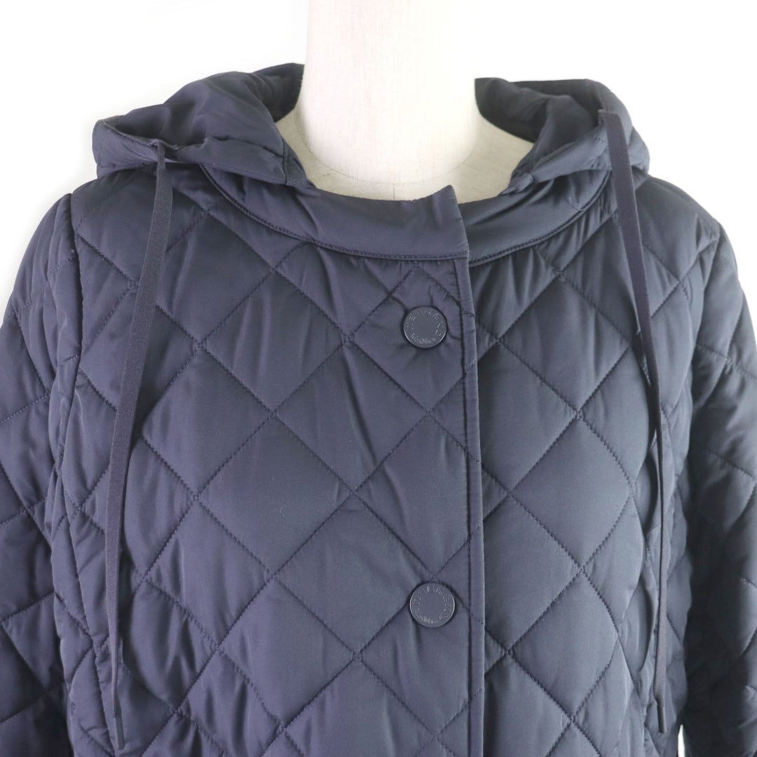 WEEKEND MaxMara Blouson Main: 100% polyester Navy Women 38 Used Authentic