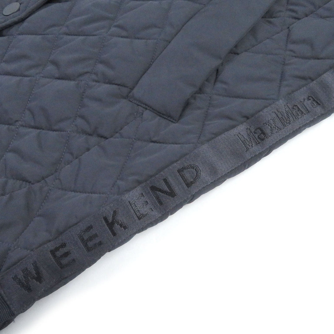 WEEKEND MaxMara Blouson Main: 100% polyester Navy Women 38 Used Authentic