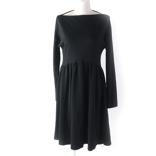 JIL SANDER one piece Main: 69% rayon, 25% nylon, 6% polyurethane black Women 36 Used Authentic