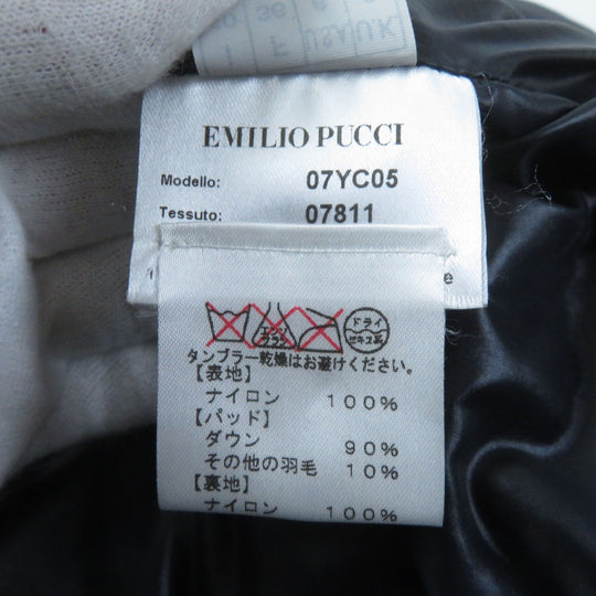 Emilio Pucci Down vest 07YC05 Outer: 100% nylon, Lining: 100% nylon, Filling: 90% down, Filling: 10% feather multicolor Women 40 Used Authentic