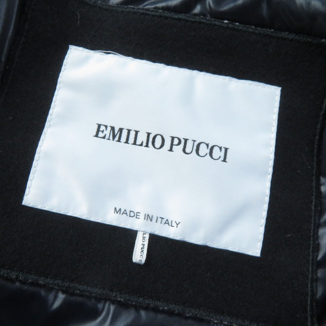 Emilio Pucci Down vest 07YC05 Outer: 100% nylon, Lining: 100% nylon, Filling: 90% down, Filling: 10% feather multicolor Women 40 Used Authentic