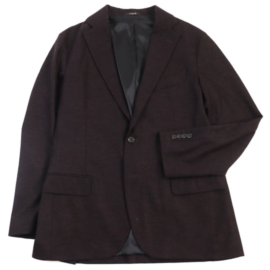 Mackintosh tailored jacket G1E22-212-19 Outer: 90% wool, Outer: 10% nylon, Lining: polyester Bordeaux mens LL40 Used Authentic