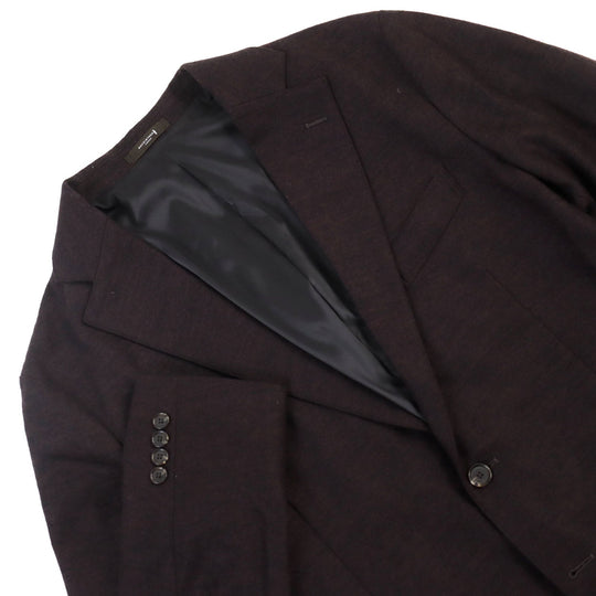 Mackintosh tailored jacket G1E22-212-19 Outer: 90% wool, Outer: 10% nylon, Lining: polyester Bordeaux mens LL40 Used Authentic