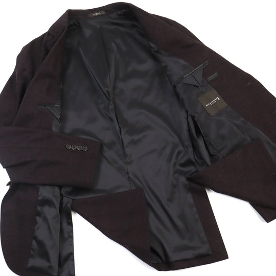Mackintosh tailored jacket G1E22-212-19 Outer: 90% wool, Outer: 10% nylon, Lining: polyester Bordeaux mens LL40 Used Authentic