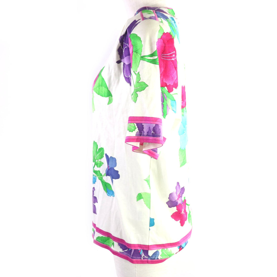 LEONARD Cut Main: 100% cotton Multi Women XL Used Authentic